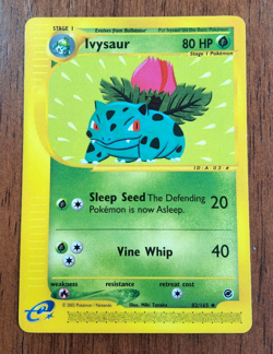 Pokemon TCG Ivysaur Expedition e-card series 82/165 uncommon 2002 NM - Image 1