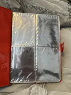 RARE Vintage Red Pokemon Gotta Catch 'Em All Binder Card Album Pikachu - Image 4