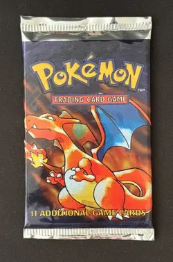 Factory Sealed - Base Set - Booster Pack - Vintage Pokemon - HEAVY - Charizard - Image 1