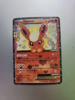 Flareon EX RC6/RC32 Radiant Collection Holo – Generations Pokemon Card - Image 1