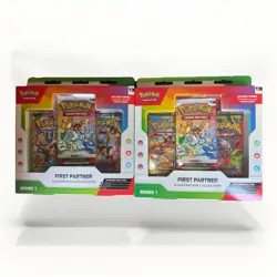 🔥 2x Pokemon First Partner Illustration Collection - SEALED Series 1 💎 - Image 1