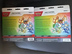 🔥 2x Pokemon First Partner Illustration Collection - SEALED Series 1 💎 - Image 2