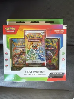 🔥 2x Pokemon First Partner Illustration Collection - SEALED Series 1 💎 - Image 3