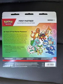 🔥 2x Pokemon First Partner Illustration Collection - SEALED Series 1 💎 - Image 4