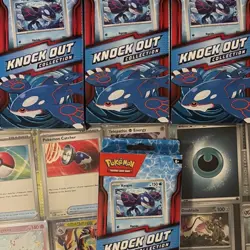 Pokemon Knock Out Collection Kyogre Sealed Foil Kits Lot (x4) Factory Sealed TCG - Image 4