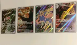 Pokemon TCG illustration rare lot Swinub 165/159 Zacian Gumshoos 153/132 dedenne - Image 5