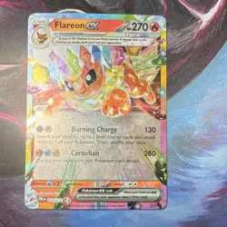 Pokemon TCG PREN Holo Tera 2 Card Lot Flareon ex 014/131 Glaceon ex 026/131 - Image 3