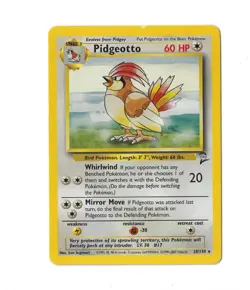 Pidgeotto 28/130 Base Set 2 Non Holo Rare Pokemon Card WOTC 2000 MP - Image 1