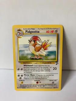 Pidgeotto 28/130 Base Set 2 Non Holo Rare Pokemon Card WOTC 2000 MP - Image 2