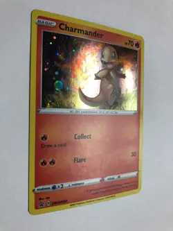 Pokemon Charmander SWSH092 Holo Black Star Promo NM+ (Brand New!) - Image 2