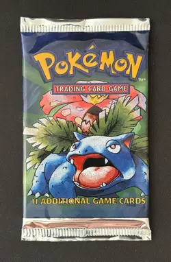 Factory Sealed - Base Set - Booster Pack - Vintage Pokemon - HEAVY - Venusaur - Image 1