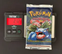 Factory Sealed - Base Set - Booster Pack - Vintage Pokemon - HEAVY - Venusaur - Image 3