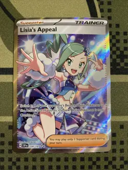 Pokemon TCG Lisia's Appeal Full Art Trainer Card 234/191 Surging Sparks NM - Image 1