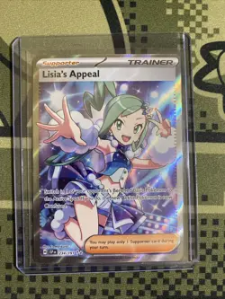 Pokemon TCG Lisia's Appeal Full Art Trainer Card 234/191 Surging Sparks NM - Image 3