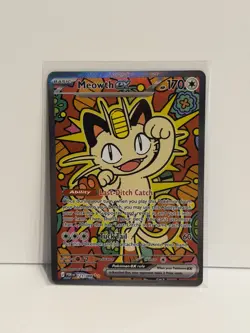 Meowth ex 121/088 SIR Pokemon Perfect Order NM/M Fresh Pull - Image 1