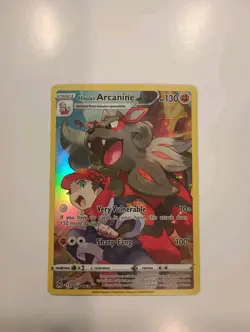 Hisuian Arcanine TG08/TG30 SWSH11: Lost Origin Trainer Gallery NM Pokemon - Image 1