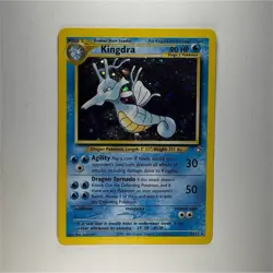 Pokemon Kingdra Neo Genesis Holo Rare 8/111 90 HP Unlimited 2000 English - Image 1