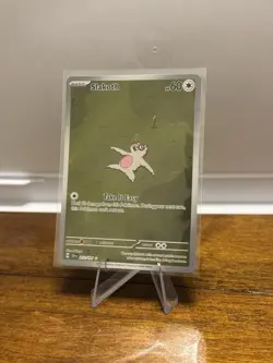 Pokemon TCG Slakoth 212/191 SP Reverse Holo Sv08 Surging Sparks 2024 - Image 1