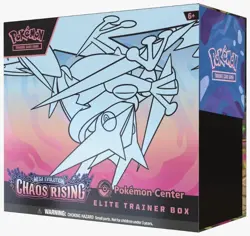 Presale Chaos Rising Pokemon Center ETB Elite Trainer Box PRESALE CONFIRMED - Image 1