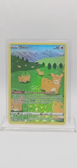 DITTO 2023 POKEMON CROWN ZENITH GALARIAN GALLERY RARE GG22/GG70 Q1048 - Image 1