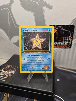 Pokemon Misty’s Staryu 1st Edition Gym Challenge 92/132 WOTC Vintage - Image 1