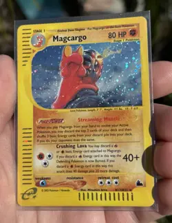 Pokemon Skyridge Magcargo Holo Rare H17/H32 English 2003 Stage 1 - Image 1