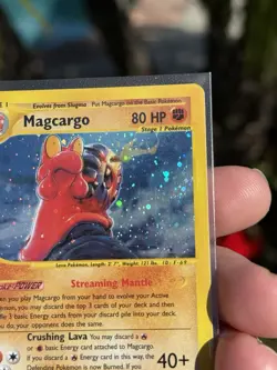 Pokemon Skyridge Magcargo Holo Rare H17/H32 English 2003 Stage 1 - Image 4