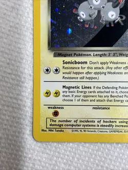 2000 Pokemon Team Rocket Dark Magneton 11/82 Free Shipping - Image 3