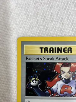 2000 Pokemon Team Rocket Rockets Sneak Attack Holo 16/82 Free Shipping - Image 2