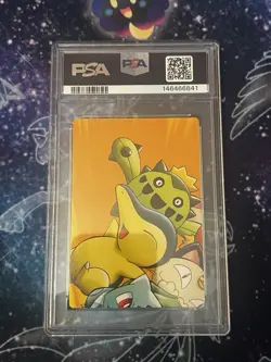 Japanese Pokemon 2005 Bandai Zukan Pokepark Rayquaza & Deoxys PSA 10 - Image 2