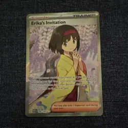 Pokemon TCG Erika's Invitation 196/165 Scarlet & Violet 151 Full Art Holo Engli… - Image 1