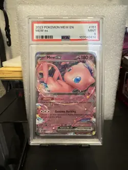 PSA 9 Pokemon Mew ex 151/165 Sv: Scarlet & Violet 151 Holo - Image 1