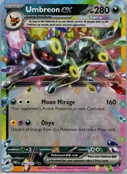 Umbreon ex 060/131 SV: Prismatic Evolutions Pokemon TCG Double Rare NM - Image 1