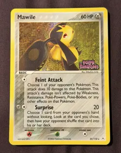 Pokemon Mawile Reverse Holo Rare 23/110 Holon Phantoms 60HP Basic 2006 - Image 1
