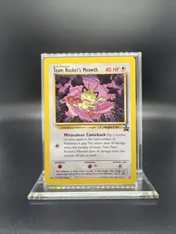 Pokemon Team Rocket's Meowth 18/53 Wotc Promo - NEAR MINT - Image 1