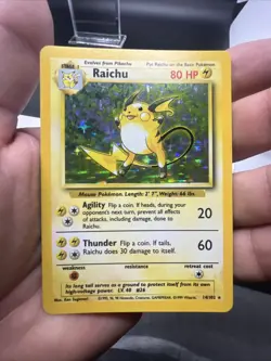 Raichu 14/102 Base Set Holo - MOD PLAY (B) - Pokemon - Image 3
