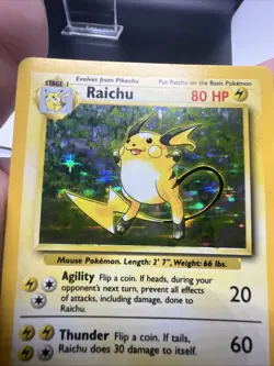 Raichu 14/102 Base Set Holo - MOD PLAY (B) - Pokemon - Image 4