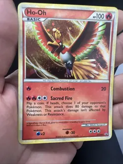 Ho-Oh HGSS01 Holo Promo NEAR MINT Pokemon - Image 3