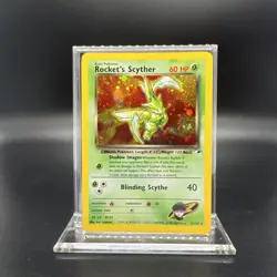 Pokemon Rocket's Scyther 013/132 Gym Heroes Holo - LIGHT PLAY - Image 1