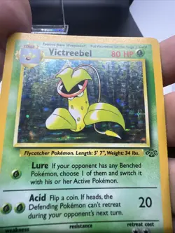 Pokemon Victreebel 14/64 – Jungle – Holo Rare – Heavy Play - Image 4
