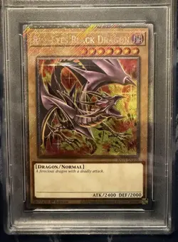 2025 YU-GI-OH! RA04-EN109 RED-EYES BLACK DRAGON PLSCR PSA 10 - Image 3