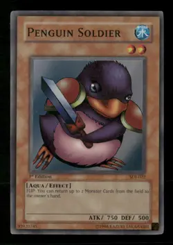 Penguin Soldier #SDJ-022 Yugioh 1st Edition Super Rare - Image 1