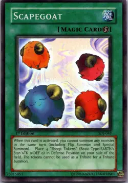 Scapegoat 1st Edition Super Rare Starter Deck: Joey SDJ-041 LP - Image 1