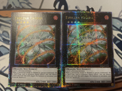 Yugioh Evolzar Laggia Quarter Century Secret Rare RA04-EN160 x2 Near Mint - Image 1