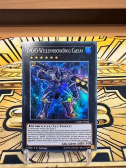 Yugioh D/D/D-Wellenhochkonig Caesar COTD-DE042 Super Rare - Image 1