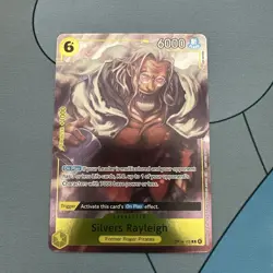 One Piece The Azure Sea’s Seven Silvers Rayleigh OP14-108 Dash Pack NM - Image 1