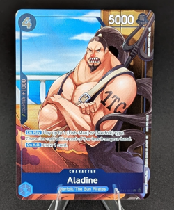 One Piece Aladine - OP14-043 (R) (Dash Pack) - The Azure Sea's Seven (OP14) - Image 1