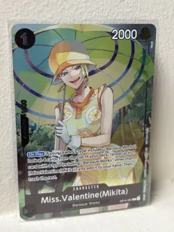 One Piece TCG Miss Valentine Full Art Dash Pack OP14-087 Near Mint Foil - Image 1