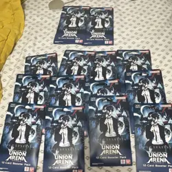 Bandai Solo Leveling Union Arena Booster 14 Packs 12 Cards Each Japanese - Image 1