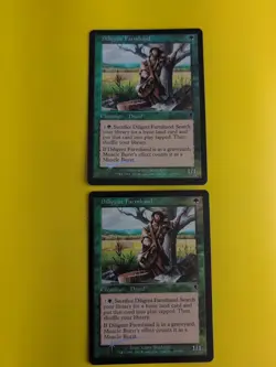Diligent Farmhand x2 Druid MTG Card. Odyssey.Old Border FOIL. 2 cards - Image 1